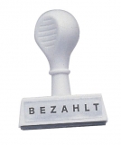 Stempel BEZAHLT