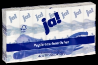 Ja! Taschentücher