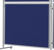 Stellwand Filz 150 x 120 cm blau