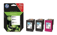 E5Y87EE HP HP301 DJ Tinte (3) blk-col