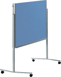 Moderatorentafel Premium blau/grau