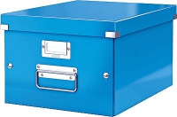 Archivbox für A4 metallic blau