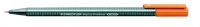 STAEDTLER Fineliner triplus, braun,