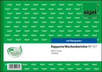 Sigel Wochenrapport/ Wochenbericht Rp517