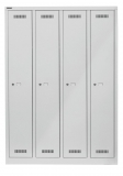 Garderobenschrank MonoBloc , 4 Abteile,