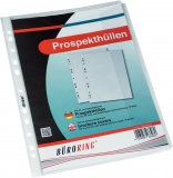 Prospekthülle, DIN A4, farblos, PP-Folie