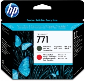 HP NR 771 DRUCKK.BK MATTE/RED DESIGNJET