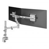 Monitorarm Viewgo 132 silber für Monitore bis 20kg, verstellbar,