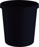 Papierkorb the green german, 18 l, schwarz,