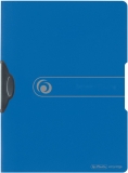 Clip-Mappe PP A4 opak blau