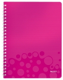 Collegeblock A4 80Bl Wow pink metallic