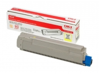 Oki Lasertoner C8600/C880043487709 gelb