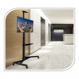 PureMounts® TV Standfuø, mobil, Display bis 70