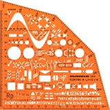 Ausbildungsschablone Elektro, Symbole fü