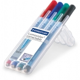 STAEDTLER Folienstift Lumocolor 305F WP4