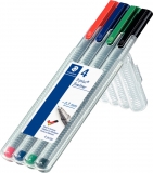 Fineliner Triplus 4er Box