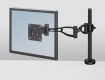 Monitorhalter Professional Einzelarm Klemme, Kabelmanagementsystem,