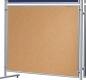 Stellwand Kork 150 x 120 cm braun