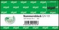 Sigel Nummernblock GN101