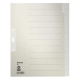 Papierregister Blanko A4 12BL grau