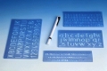 WEDO Schriftschablonen-Set,