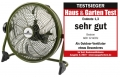 Bodenventilator, Durchmesser: 35cm, aufladbar innerhalb von 2 Stunden,