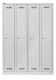 Garderobenschrank MonoBloc , 4 Abteile,