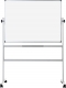 Whiteboard 120 x 90 cm, mobil, drehbare