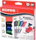 Kores Whiteboard-Marker Set, 4 Marker +