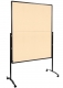 Moderationswand Premium Plus, 150x120cm, beige, klappbar,,