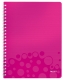 Collegeblock A4 80Bl Wow pink metallic