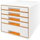 Schubladenbox WOW CUBE orange metallic