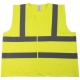 Pannen-Warnweste, Polyester, neon- gelb,